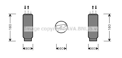 AVA QUALITY COOLING Осушитель, кондиционер TOD024